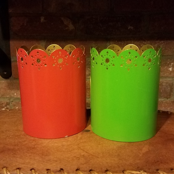 Hyde & Seek pair of Halloween votive Holders - Picture 2 of 6